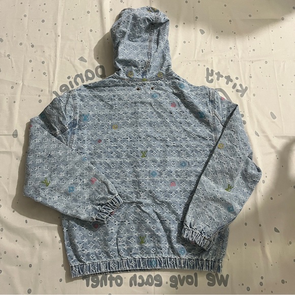 Louis Vuitton All Over Jacquard Denim Hooded Jacket - Picture 5 of 6